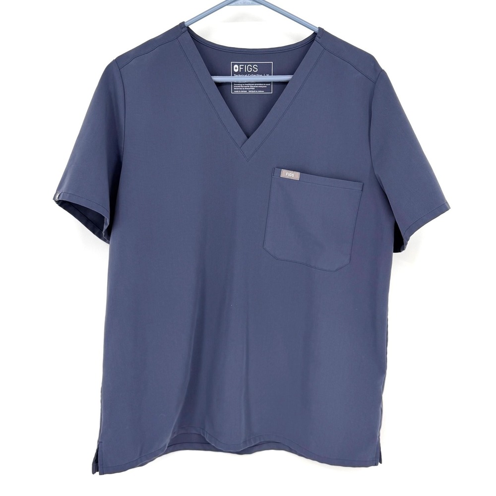 FIGS Catarina Zamora Scrub Set XL Top MP Jogger Blue Purple Technical Collection